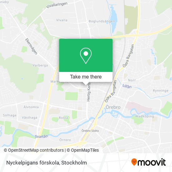 Nyckelpigans förskola map