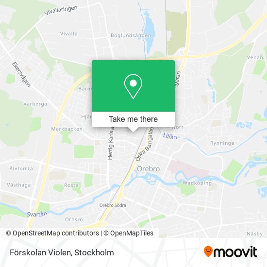 Förskolan Violen map