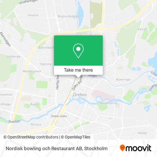 Nordisk bowling och Restaurant AB map