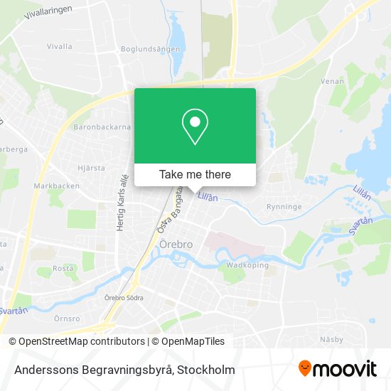 Anderssons Begravningsbyrå map