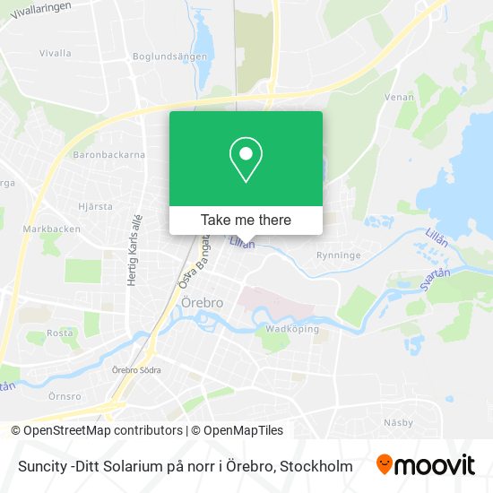 Suncity -Ditt Solarium på norr i Örebro map