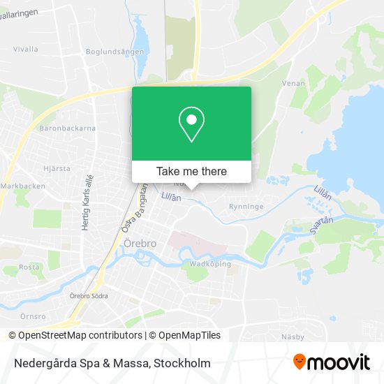 Nedergårda Spa & Massa map