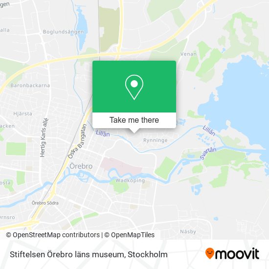 Stiftelsen Örebro läns museum map