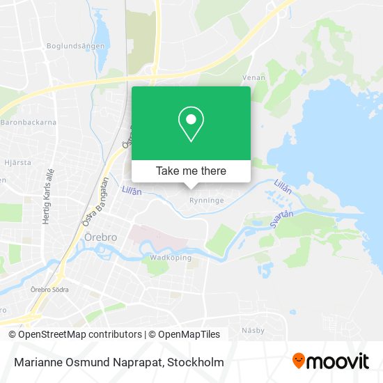 Marianne Osmund Naprapat map