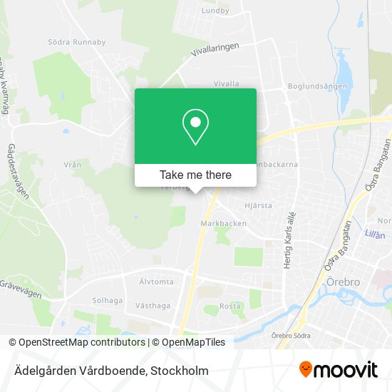 Ädelgården Vårdboende map