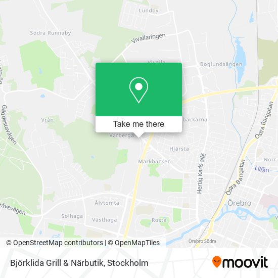 Björklida Grill & Närbutik map