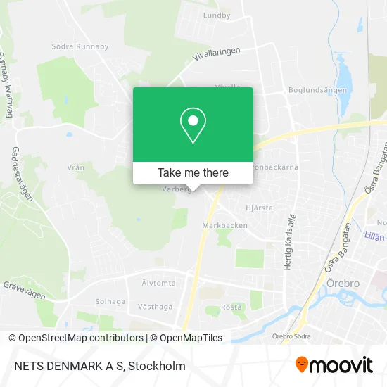 NETS DENMARK A S map