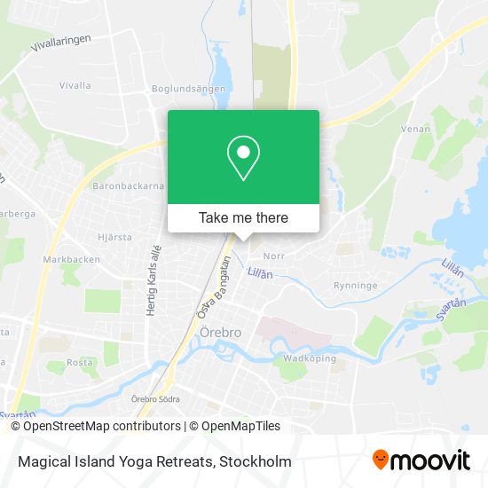 Magical Island Yoga Retreats map