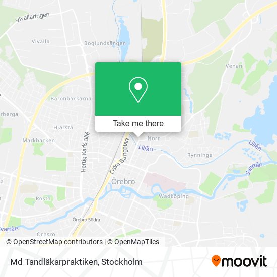 Md Tandläkarpraktiken map