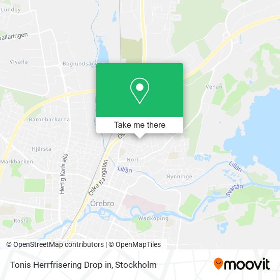 Tonis Herrfrisering Drop in map