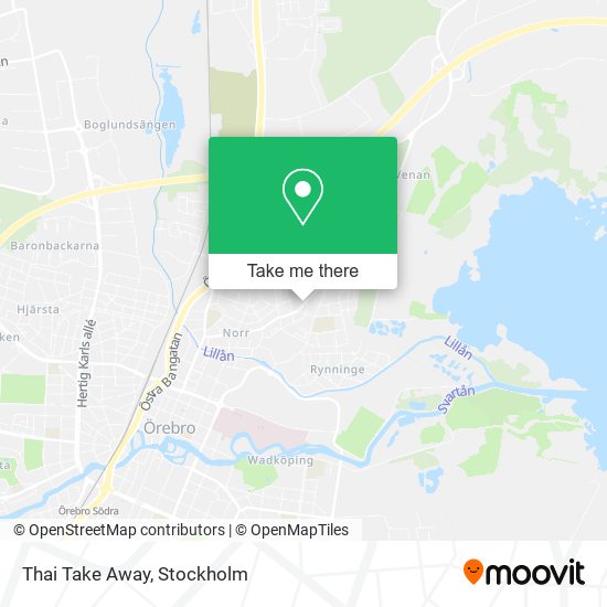 Thai Take Away map