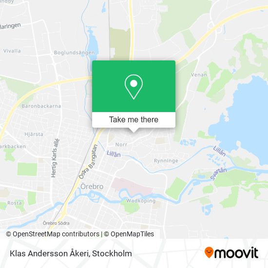 Klas Andersson Åkeri map