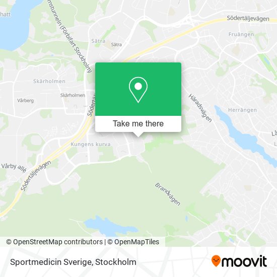 Sportmedicin Sverige map