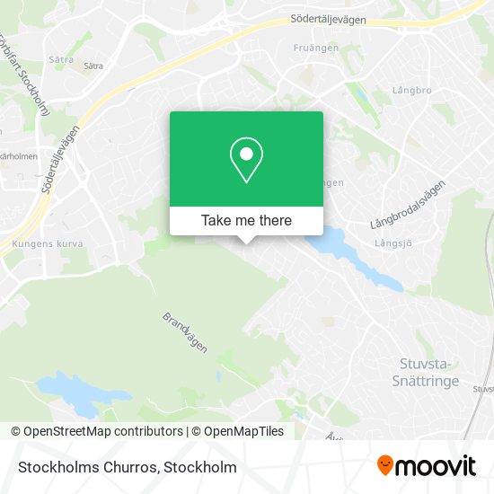 Stockholms Churros map