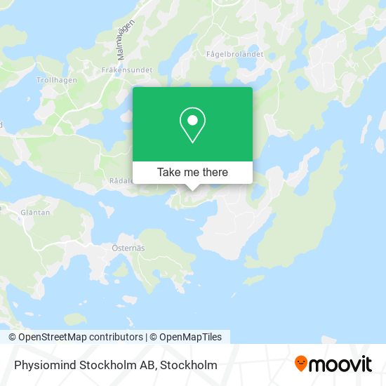 Physiomind Stockholm AB map