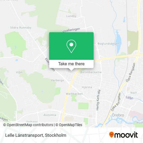 Lelle Länstransport map