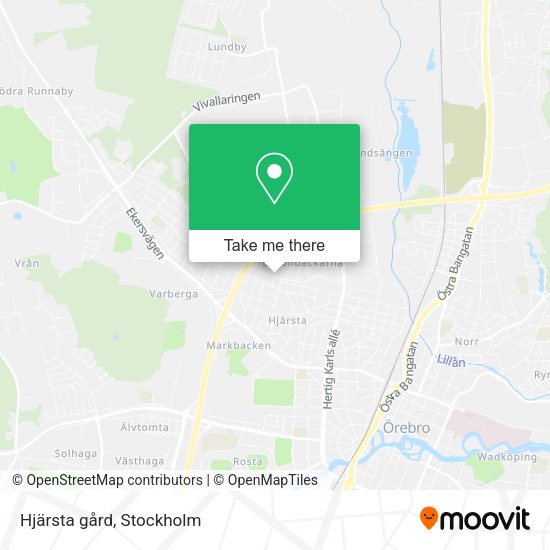 Hjärsta gård map
