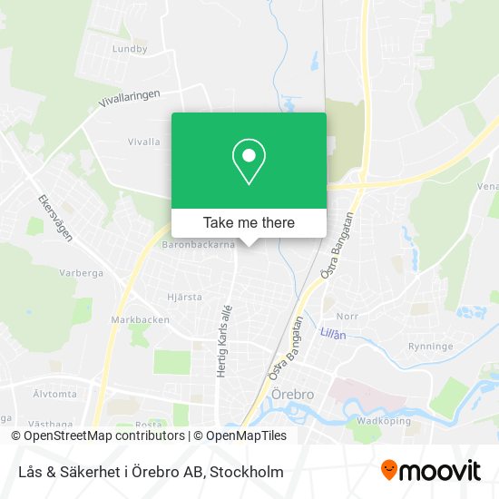Lås & Säkerhet i Örebro AB map