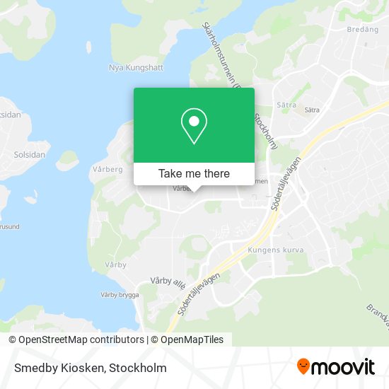 Smedby Kiosken map