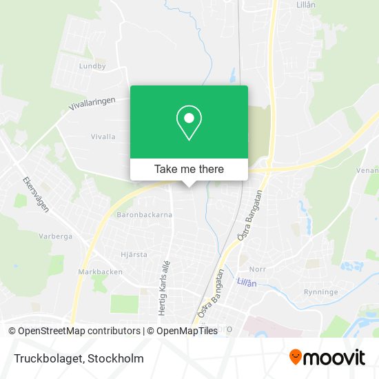 Truckbolaget map