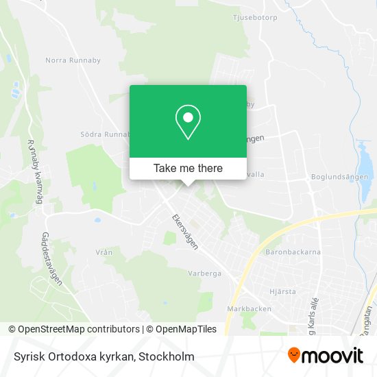 Syrisk Ortodoxa kyrkan map