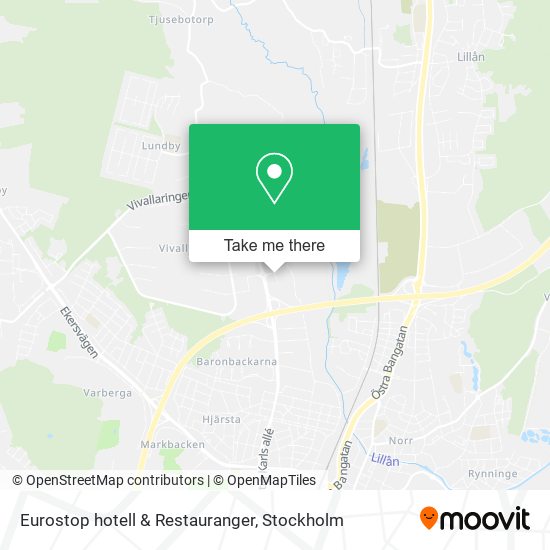 Eurostop hotell & Restauranger map