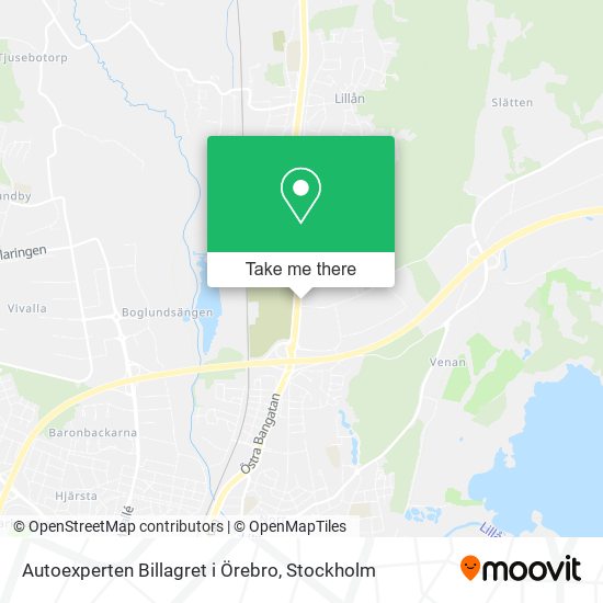 Autoexperten Billagret i Örebro map