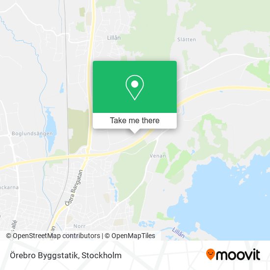 Örebro Byggstatik map