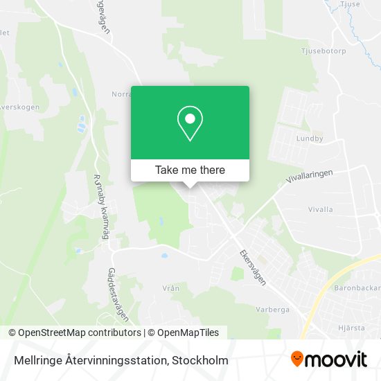 Mellringe Återvinningsstation map