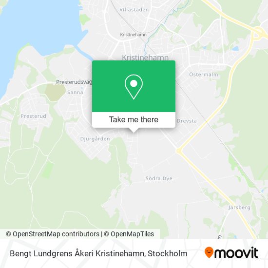 Bengt Lundgrens Åkeri Kristinehamn map