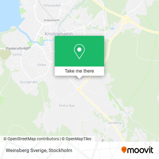 Weinsberg Sverige map