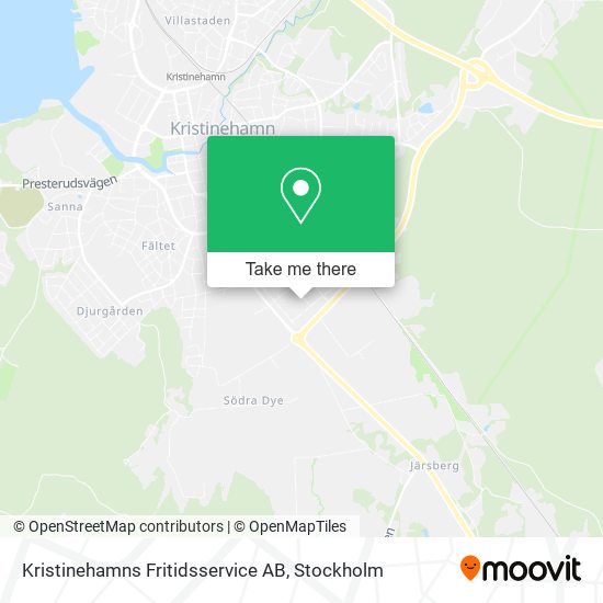 Kristinehamns Fritidsservice AB map