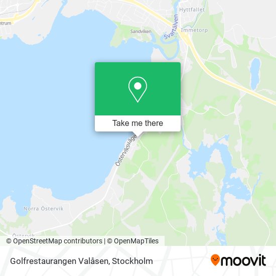 Golfrestaurangen Valåsen map