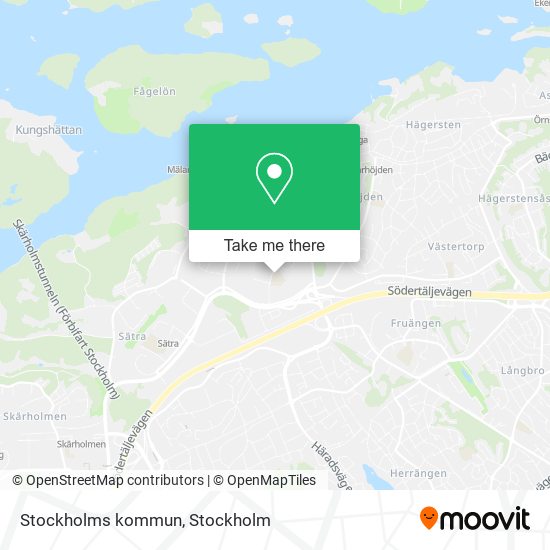 Stockholms kommun map