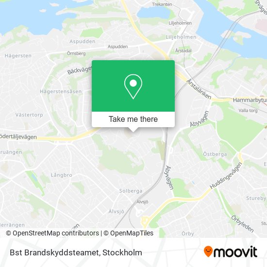Bst Brandskyddsteamet map