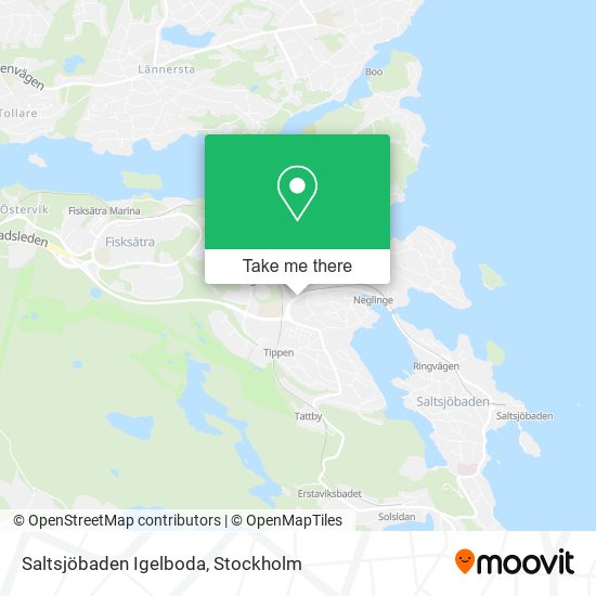 Saltsjöbaden Igelboda map