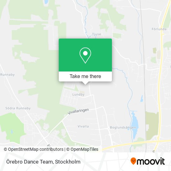 Örebro Dance Team map