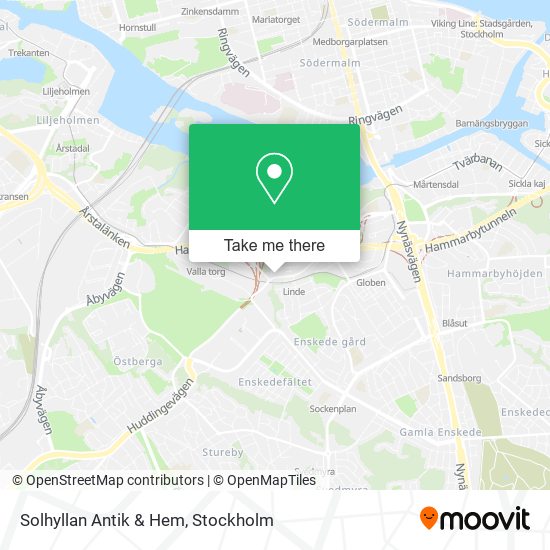 Solhyllan Antik & Hem map