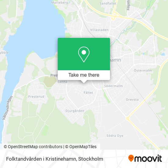Folktandvården i Kristinehamn map