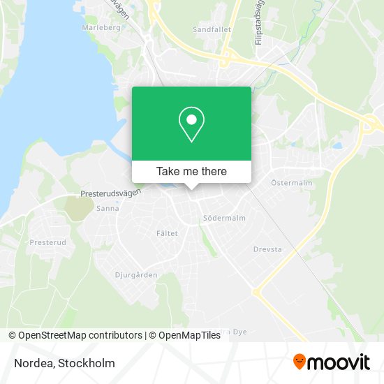 Nordea map