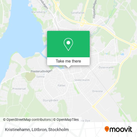 Kristinehamn, Lötbron map