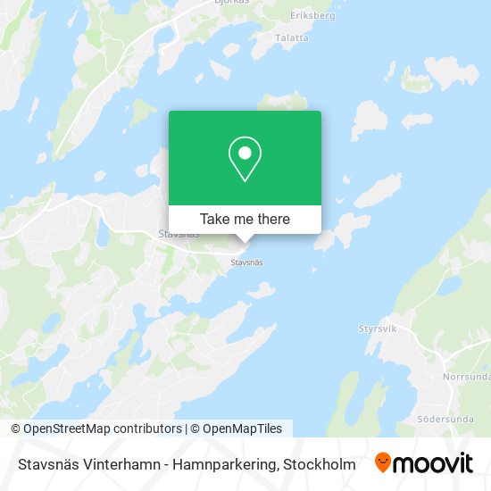 Stavsnäs Vinterhamn - Hamnparkering map