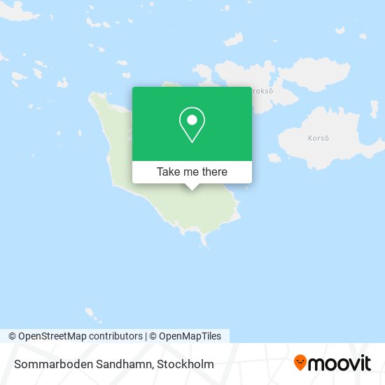 Sommarboden Sandhamn map