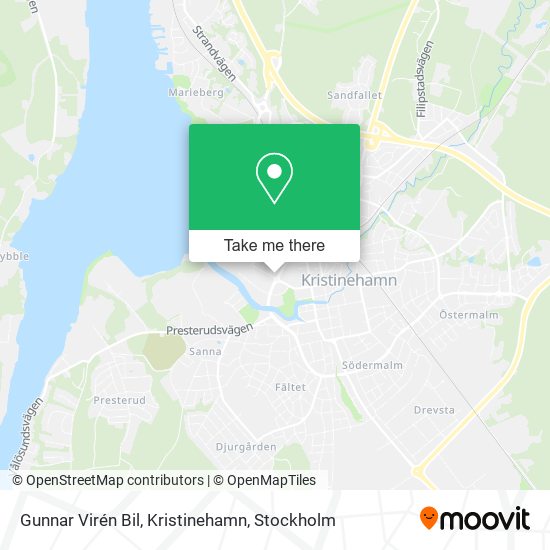 Gunnar Virén Bil, Kristinehamn map