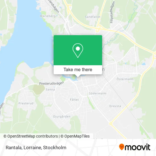 Rantala, Lorraine map