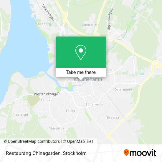 Restaurang Chinagarden map