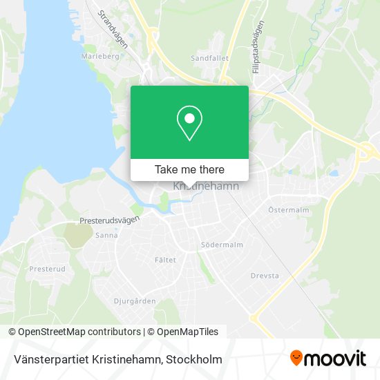 Vänsterpartiet Kristinehamn map