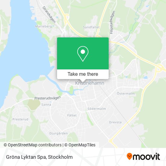 Gröna Lyktan Spa map