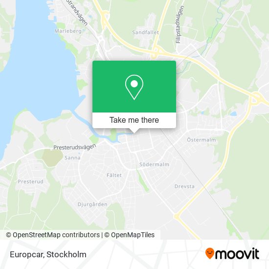 Europcar map