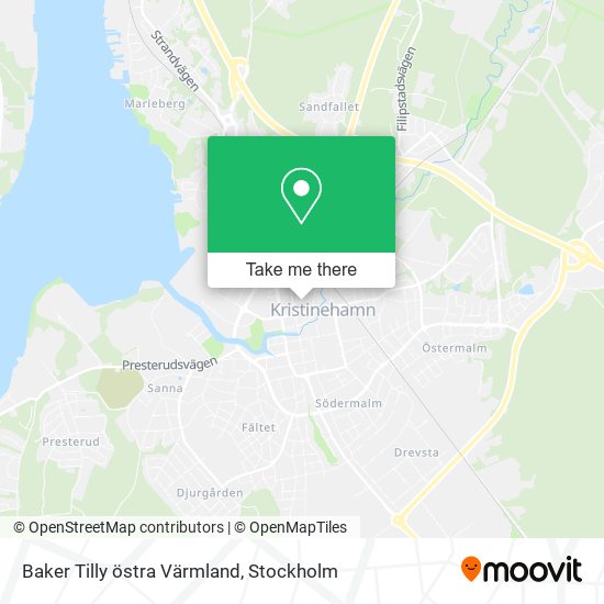 Baker Tilly östra Värmland map